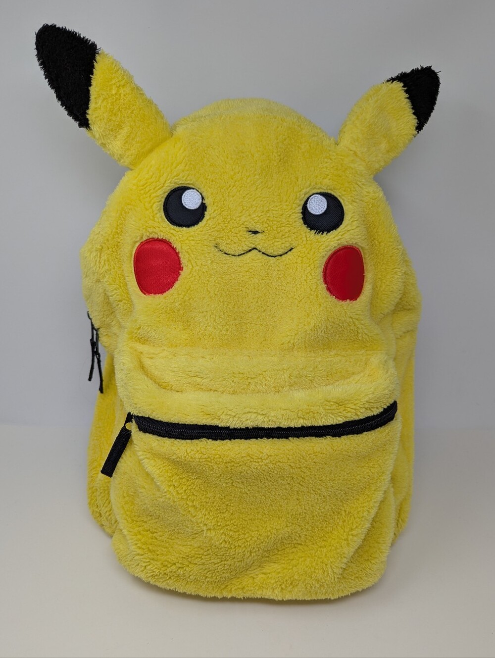 Pokemon Pikachu Backpack Flip Pac Reversable Plush Kids Backpack - Yellow